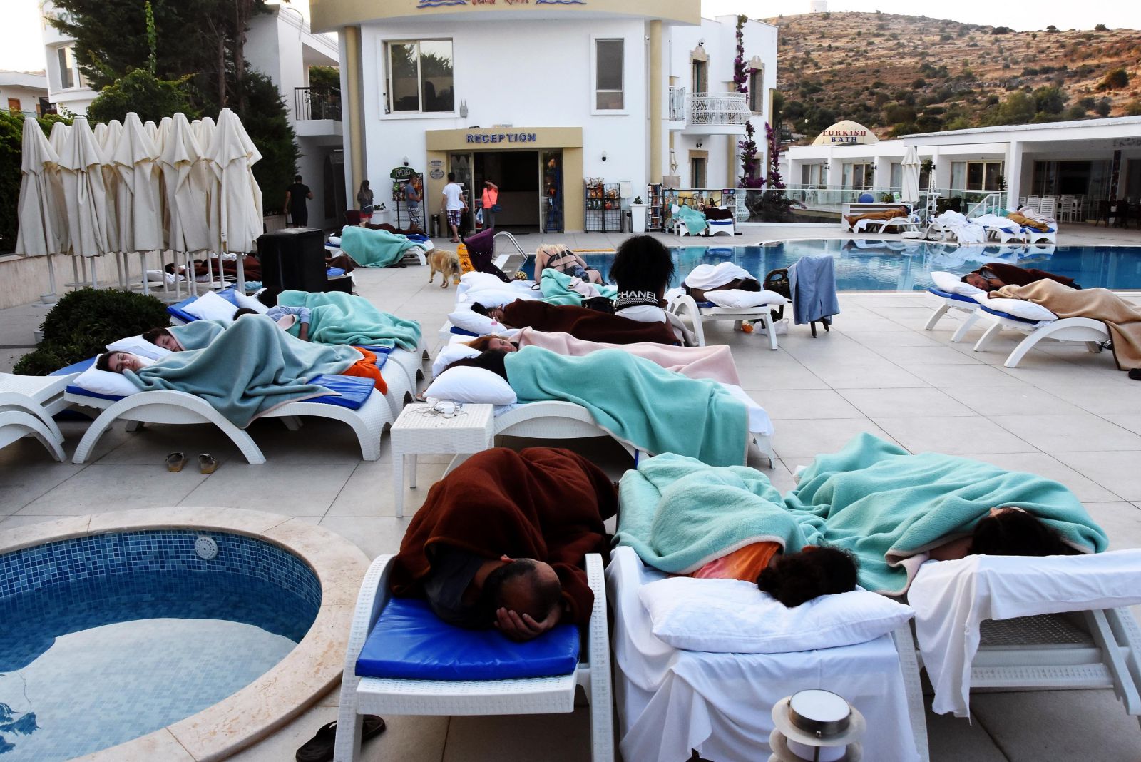 Bodrum'da ikinci gece tedbirli geçti