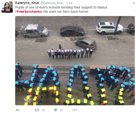 Savçenko açlık grevine devam edecek