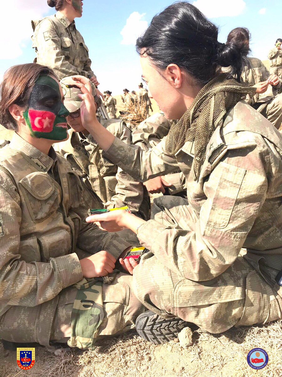 Jandarmanın kadın astsubay adaylarının eğitimleri sürüyor