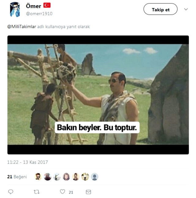 Arnavutluk'a yenilen Millîler, sosyal medyada dalga konusu oldu