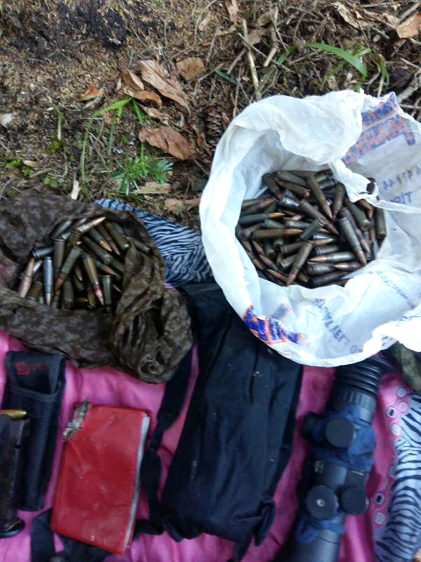 Trabzon'da PKK'nın mühimmat sığınağı, ayının toprağı eşmesiyle ele geçirildi