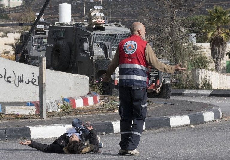 İsrail polisi Filistinli protestocuyu canlı yayında vurdu