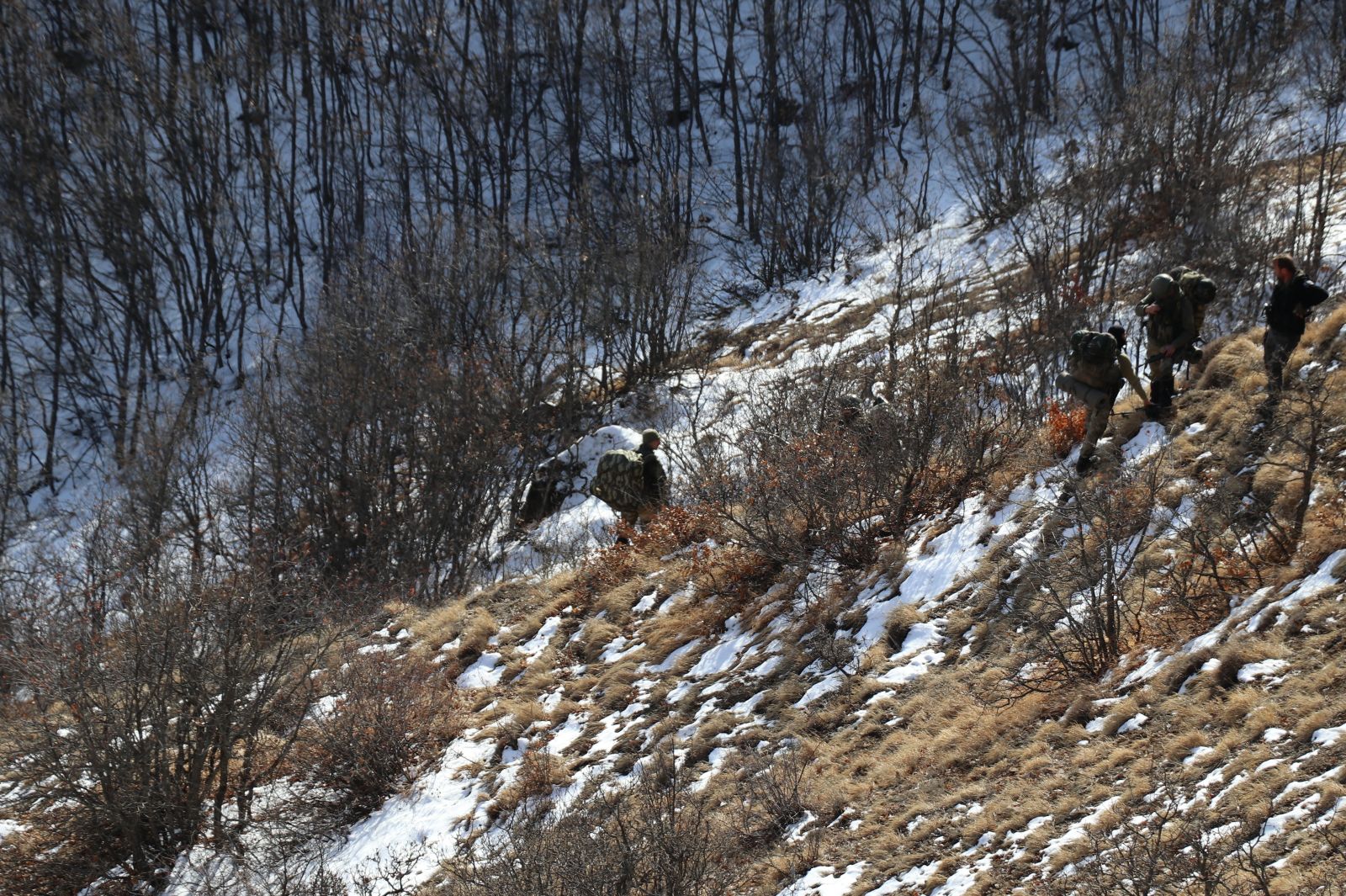 Erzincan'da öldürülen teröristin vurulma anı