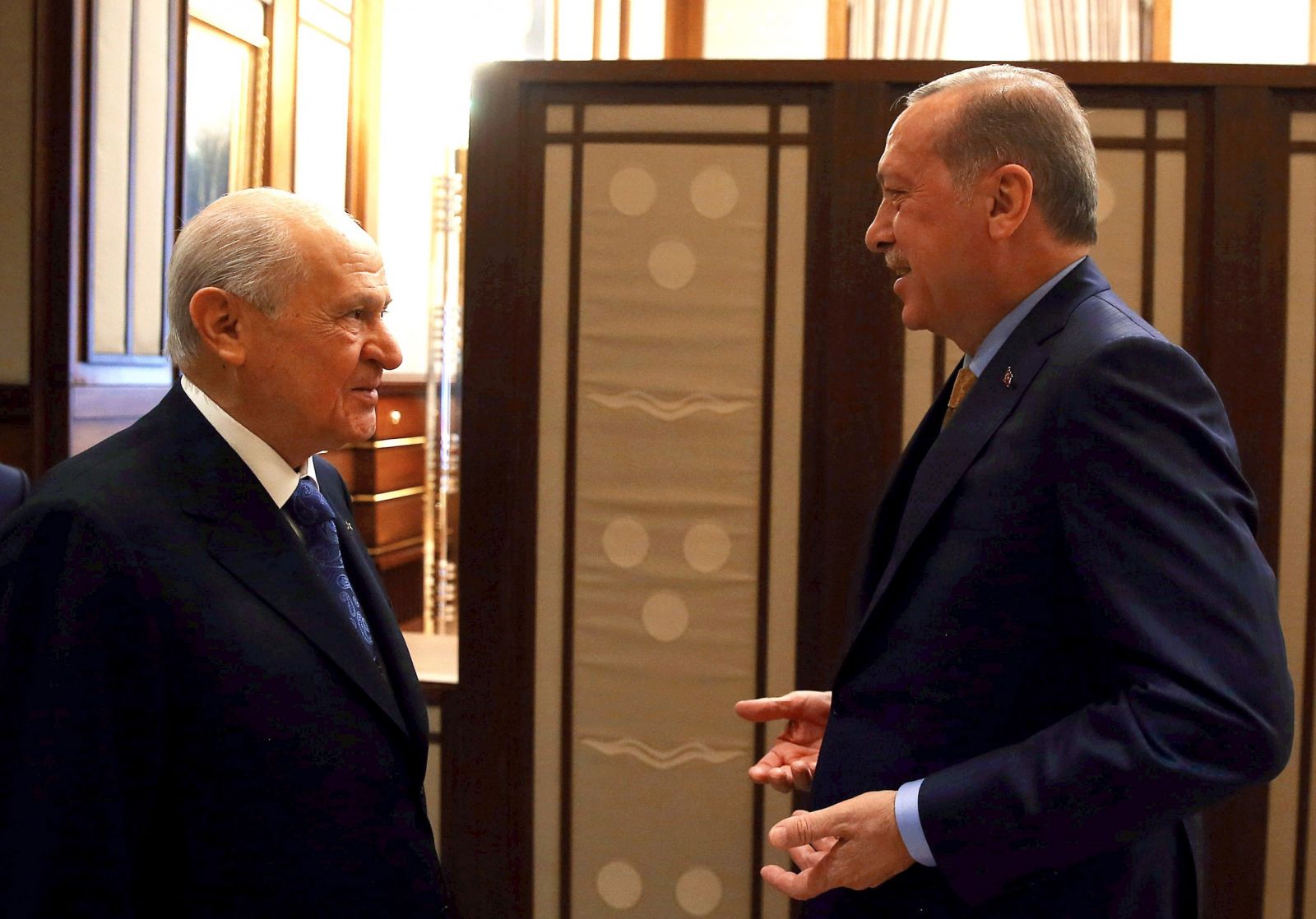 Erdoğan ile Bahçeli'nin 'ittifak' görüşmesi sona erdi
