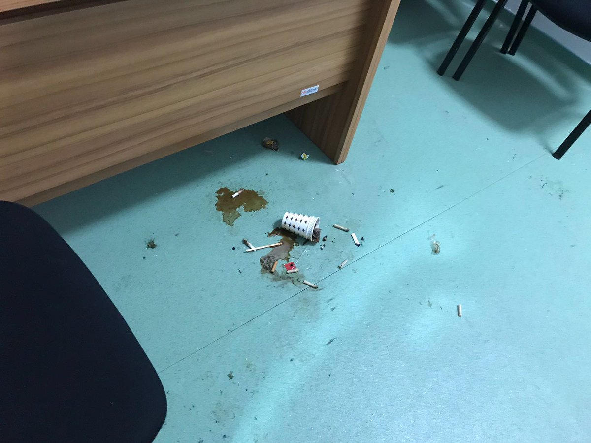 Gençlerbirliği soyunma odasını dağınık bıraktı