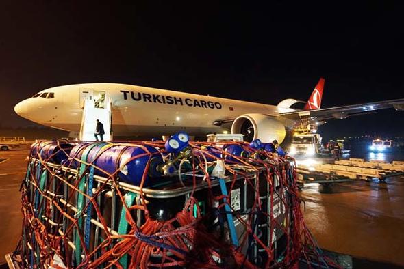 Turkish Cargo, 100 ton yavru çipurayı Umman'a taşıdı