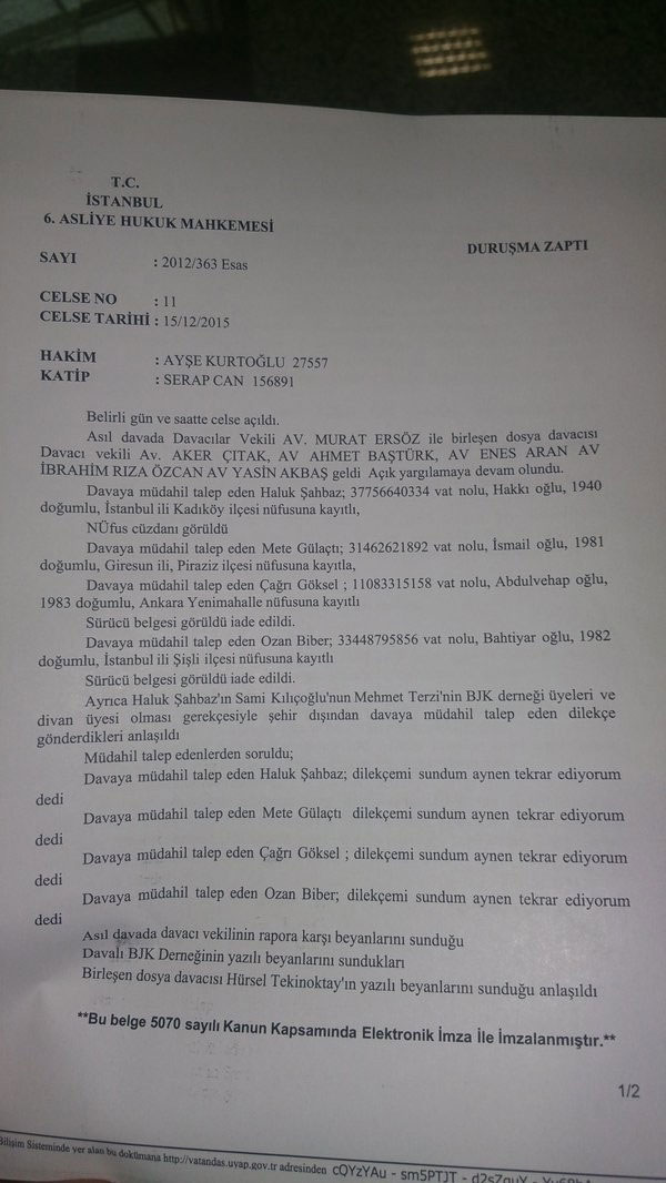 Beşiktaş, Fulya Davası'nı kazandı!