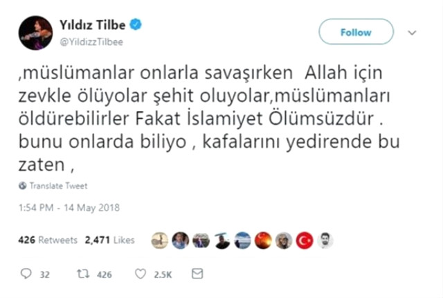 Yıldız Tilbe'den İsrail katliamına çok sert tepki!