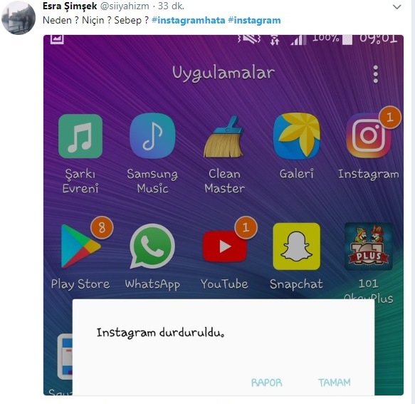 Instagram neden açılmıyor? İnstagram çöktü mü? (Instagrama neden girilmiyor)