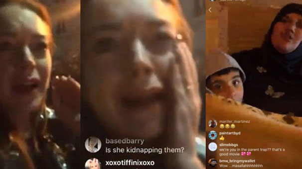 Lohan'a mülteci aileden çocuk dayağı!