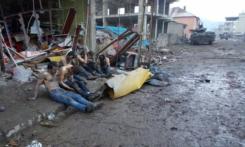 Yüksekova'da terörist bir grup teslim oldu!