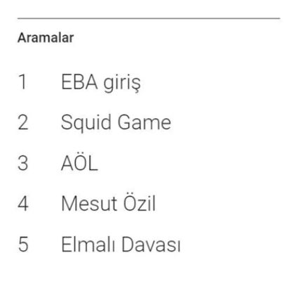 Google yıllık trend raporunu açıkladı: Türkiye'de en çok aranan “EBA giriş” oldu