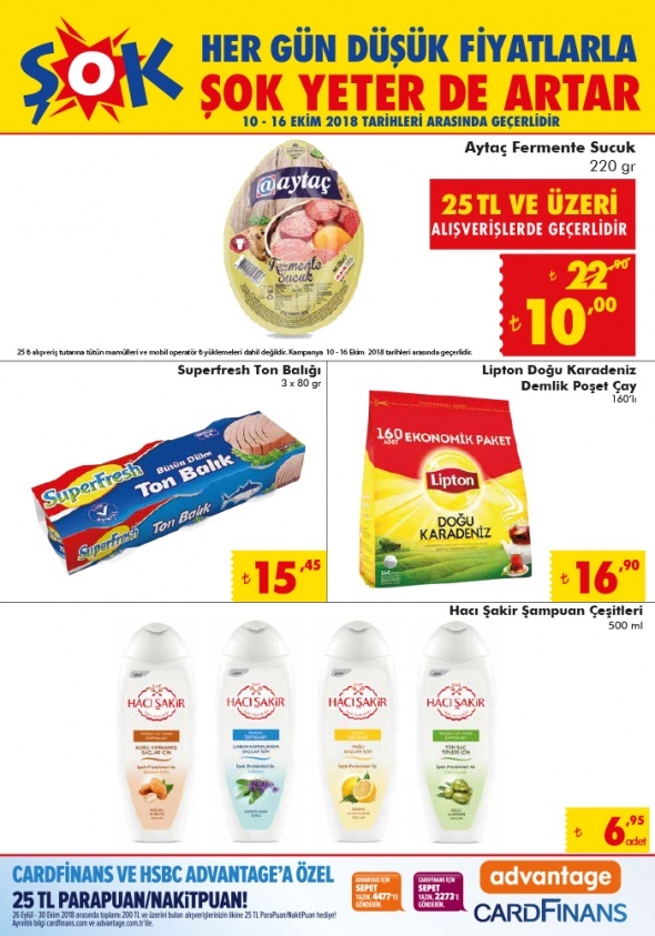 ŞOK MARKET aktüel İndirimli Ürünler Bu hafta | ŞOK aktüel 18-23 Ekim KAMPANYA Kataloğu