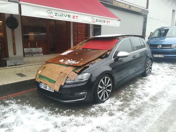 Dolu vurdu! Kartonlar ve halılar tekrar çıktı