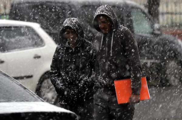 Ardahan'da kış bitmiyor!