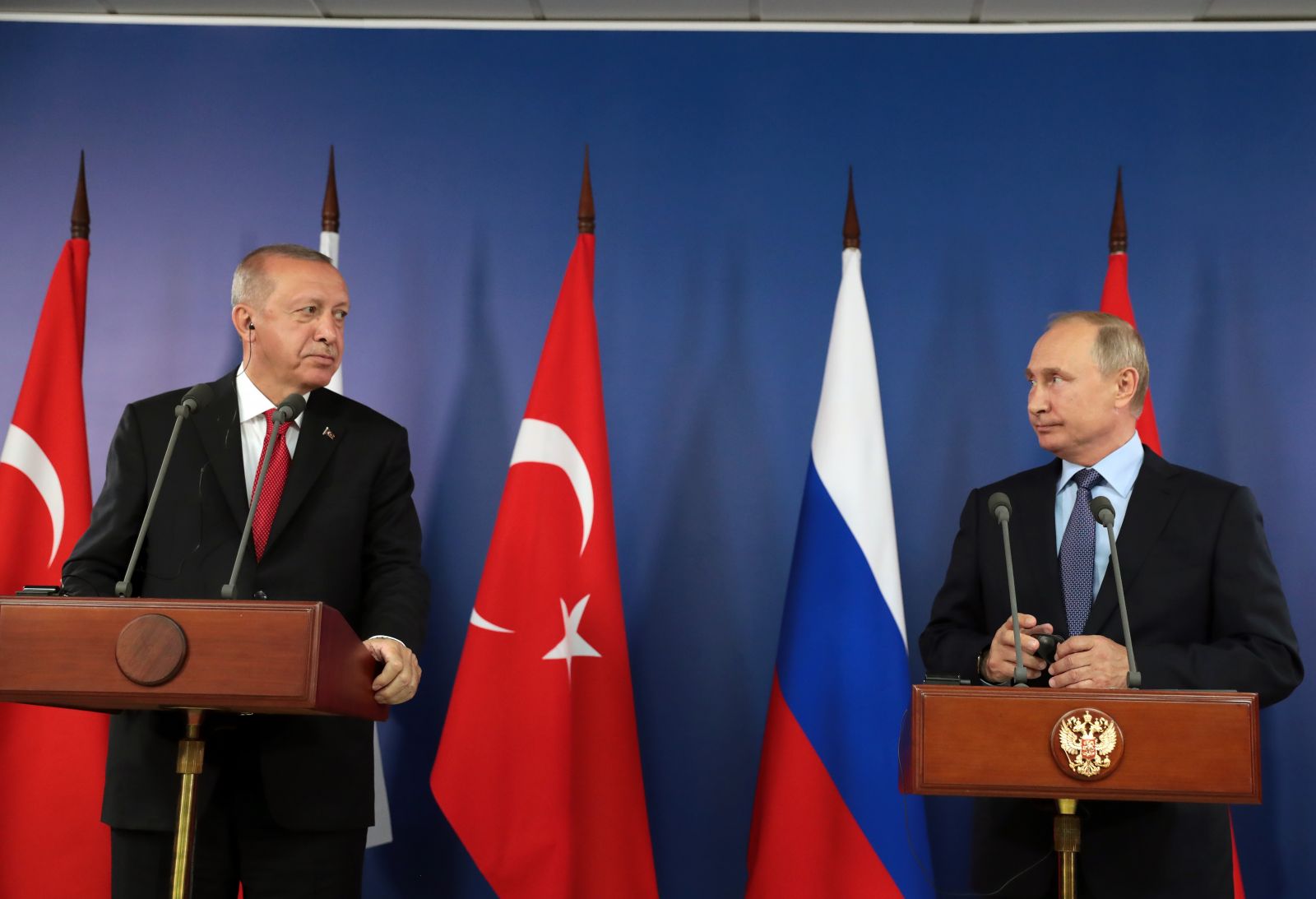 Cumhurbaşkanı Erdoğan, Putin’le bir araya geldi