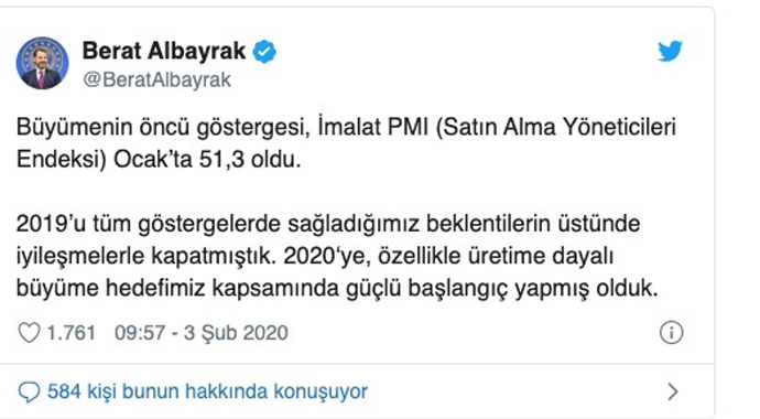 Hazine ve Maliye Bakanı Albayrak: 2020'ye güçlü başlangıç yaptık