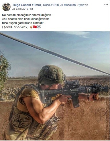 Şehit Yılmaz'ın paylaşımları yürekleri dağladı