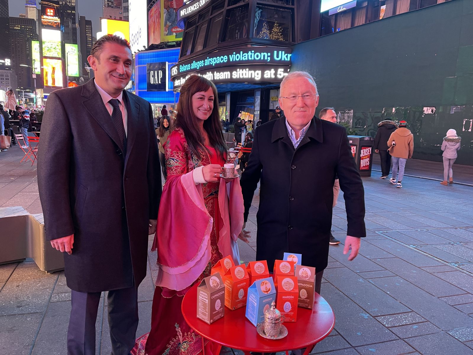 Türk Kahvesi günü, Times Meydanı’nda kutlandı