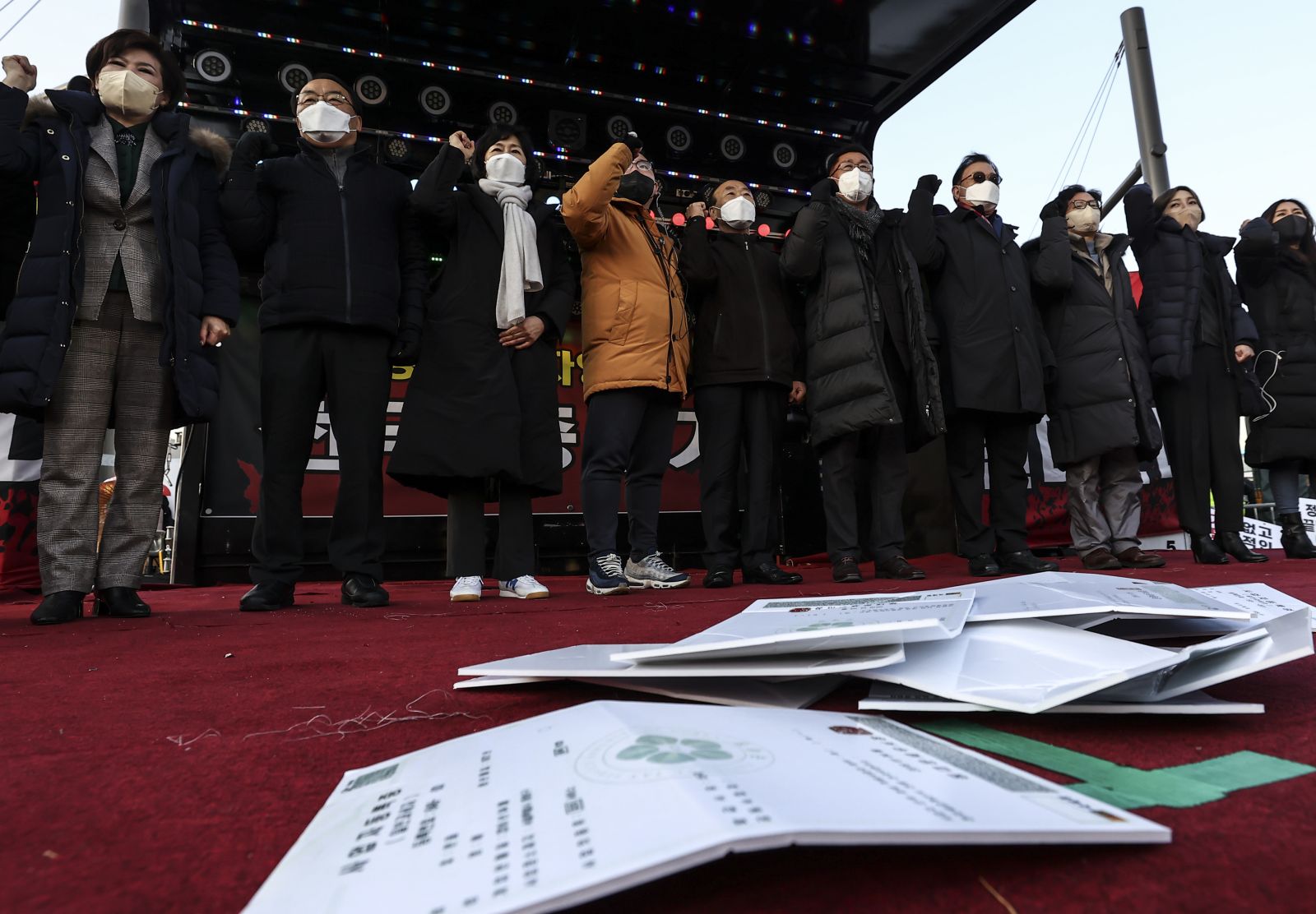 Güney Koreli işletmecilerden Covid-19 kısıtlamalarına protesto