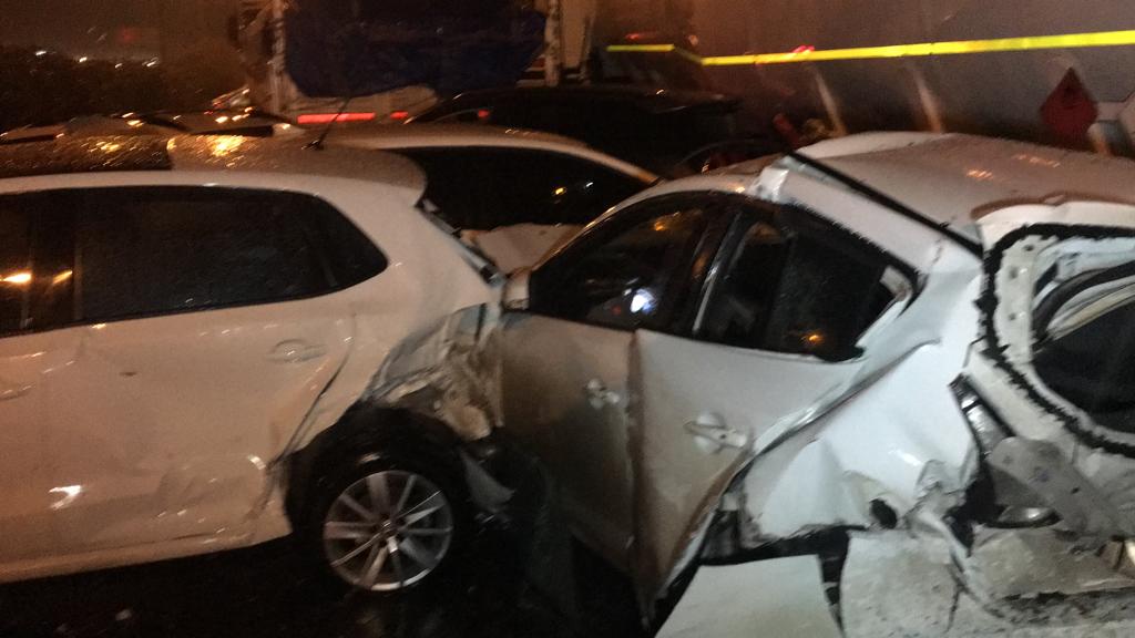 Gaziantep'te 11 araç birbirine girdi, çok sayıda yaralı var