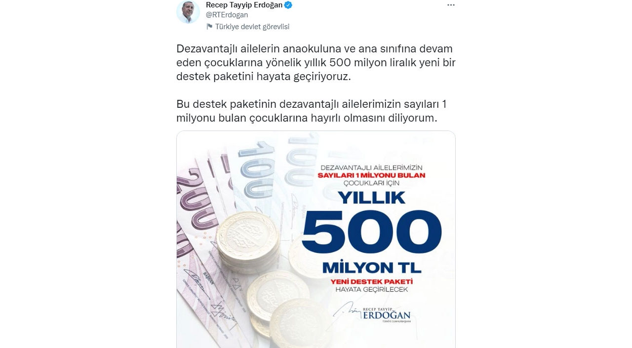 Cumhurbaşkanı Erdoğan müjdeyi verdi: Engelli vatandaşlara kamuda istihdam