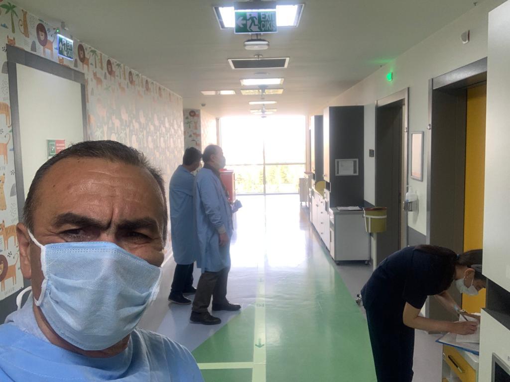 Onkoloji Hastanesi'nde bayram sevinci