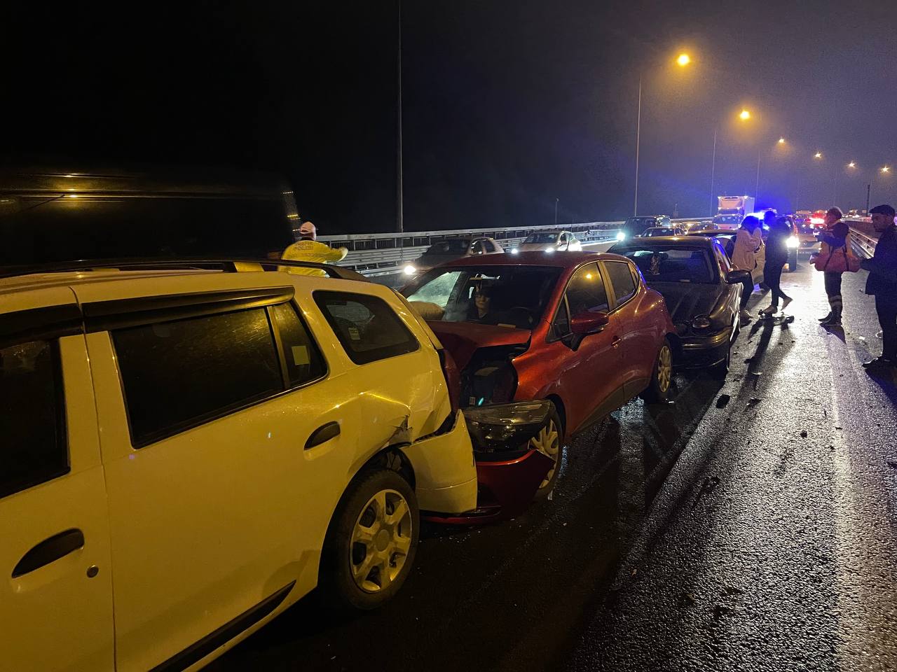 Bolu Dağı viyadüğünde zincirleme kazada, yaralılar var