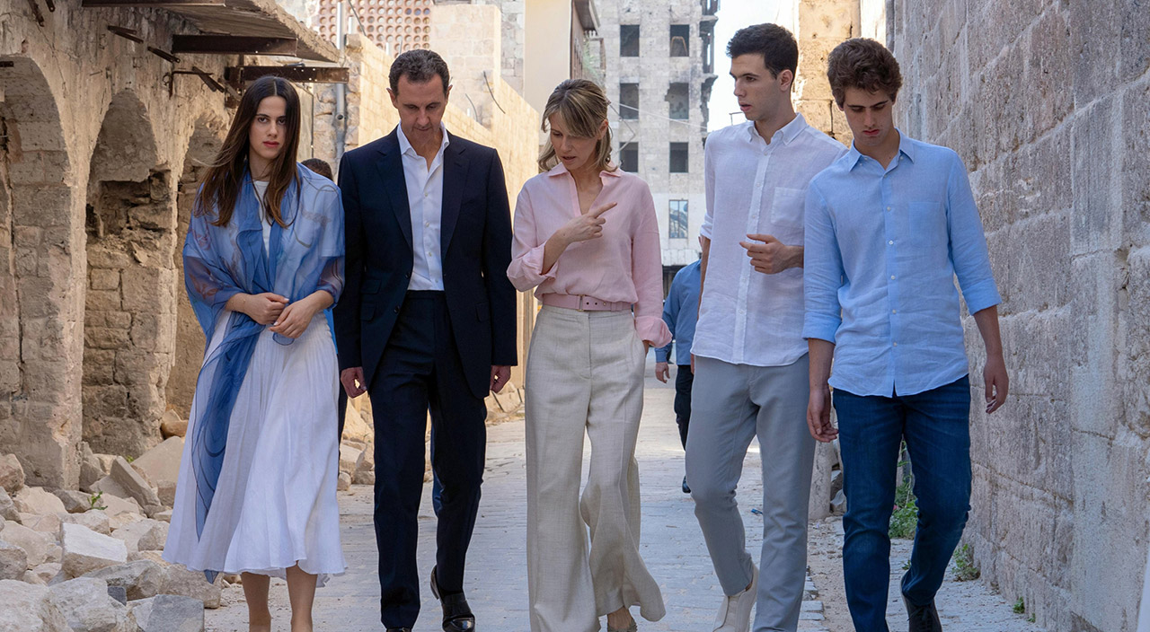 Esad ailesi ile propaganda yaptı: 11 yıl sonra Halep ziyareti