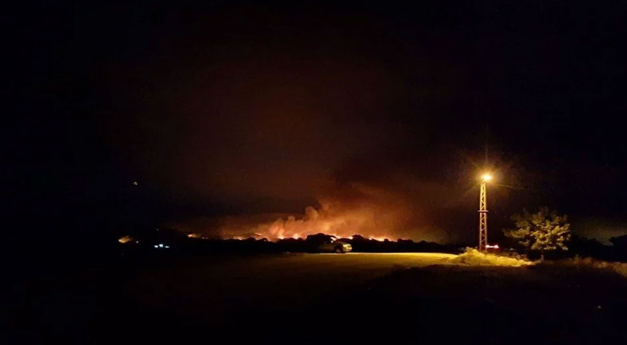 Yunanistan’daki yangın Edirne sınırına dayandı: Dumanlar gökyüzünü kapladı