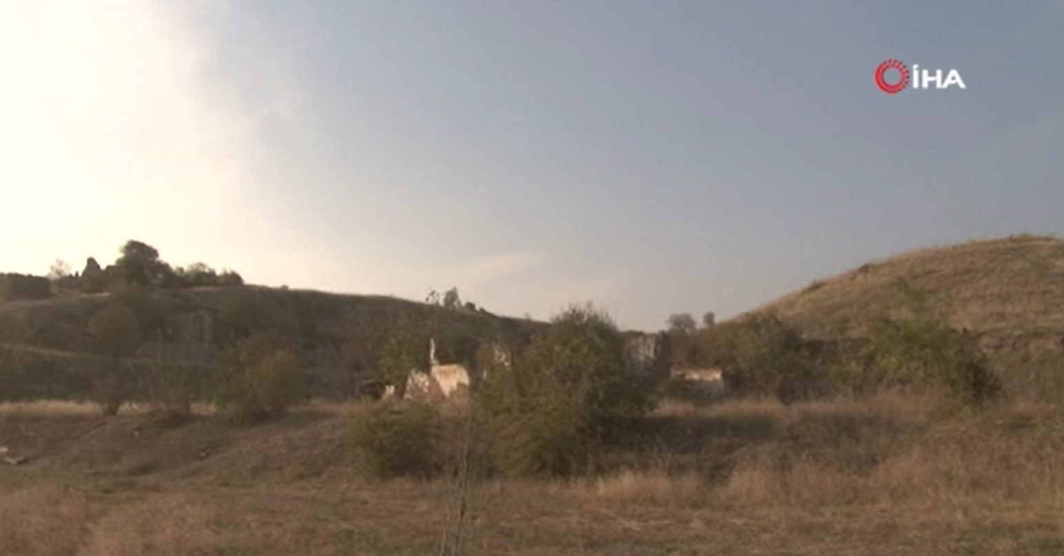 Ermenistan işgalinden kurtarılan Çereken Köyü'nün görüntüleri paylaşıldı