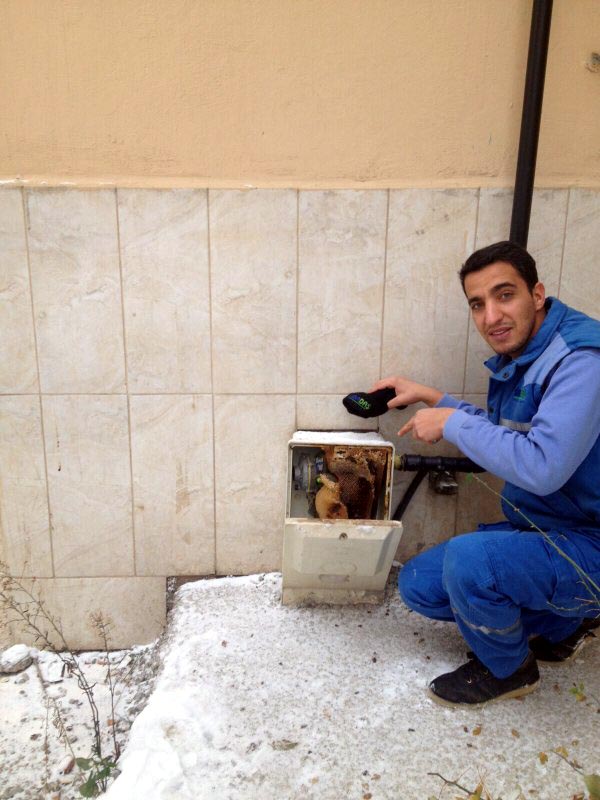 Doğalgaz arızası için gelen ekipler hayatının şokunu yaşadı!