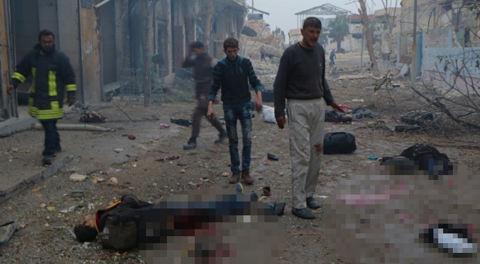 Halep'te insanlık dışı saldırılar