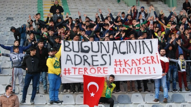 Yeşil sahada anlamlı destek