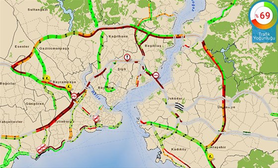 İstanbul'da trafik çilesi başladı!