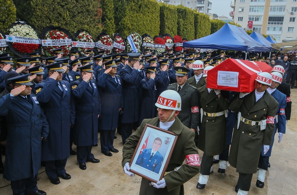 Fırat Kalkanı şehidi son yolculuğuna uğurlandı