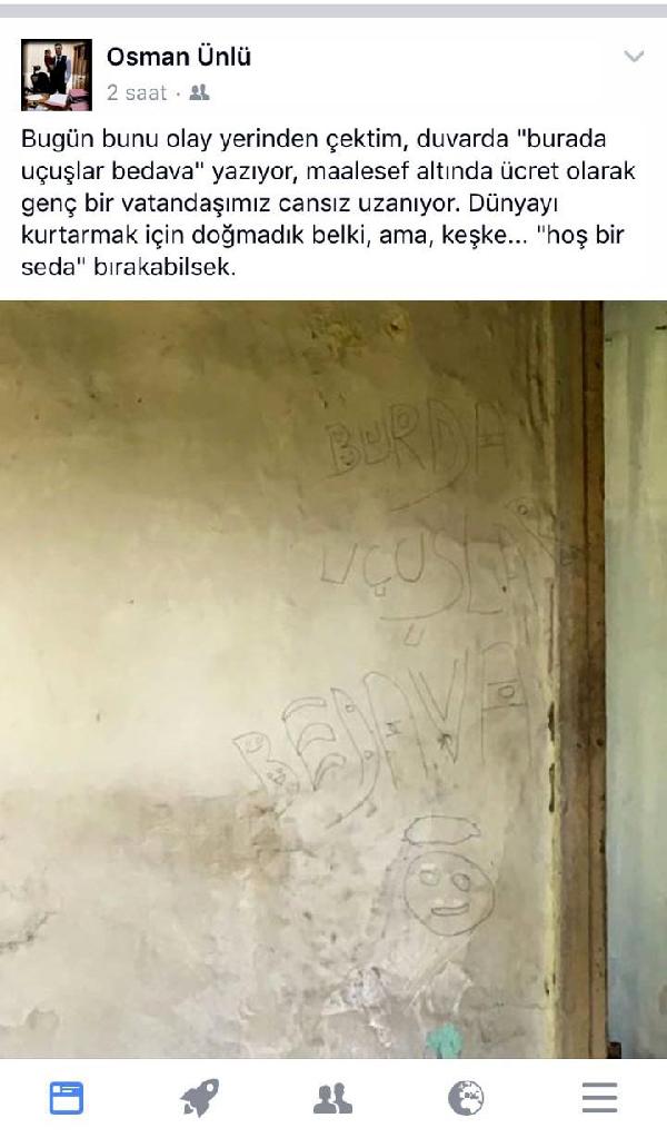 Savcıdan sosyal medyada ibretlik paylaşım