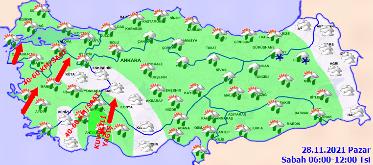 Meteoroloji il il duyurdu! Kuvvetli yağış uyarısı