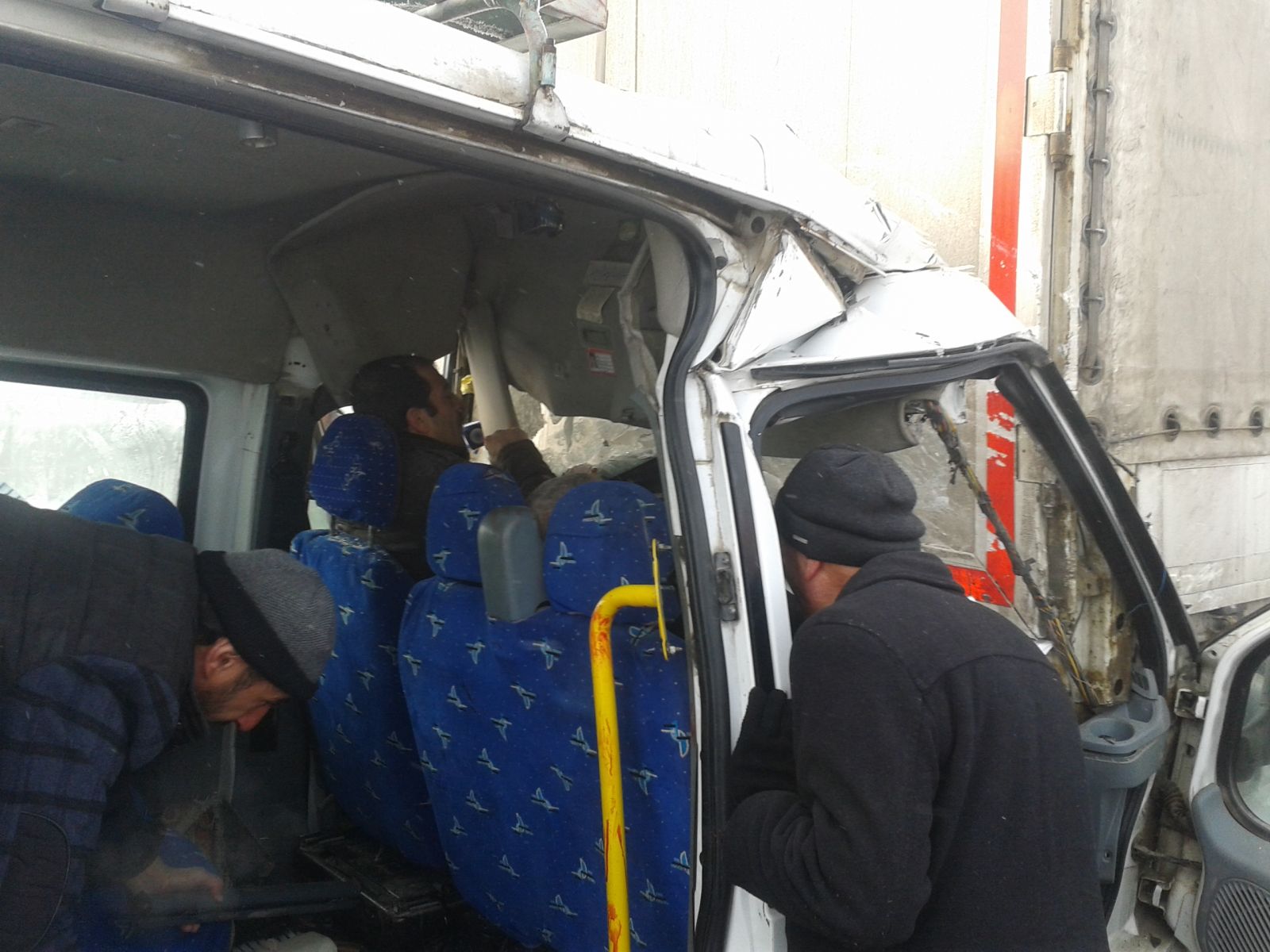 Erzurum'da zincirleme kaza, 32 yaralı var