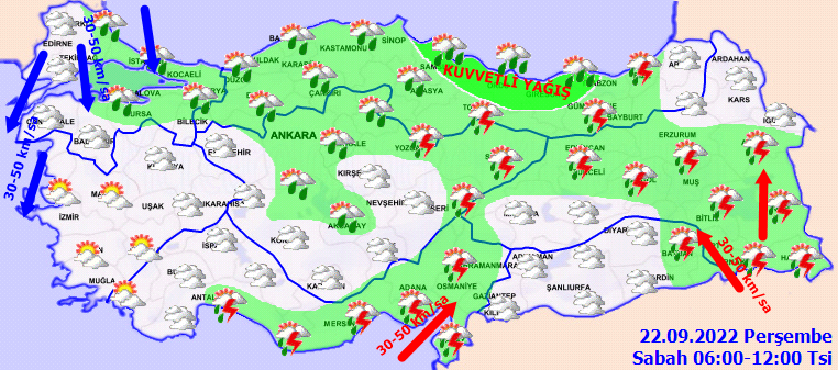 Montunuzu çıkarın, son ayların en soğuğu… Meteoroloji alarm verdi: Çok sayıda ilde etkili olacak  (22 Eylül 2022 hava durumu)