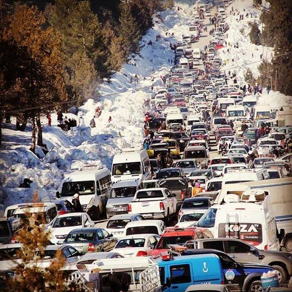 Adana'da kar yoğunluğu