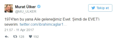 Murat Ülker referandum kararını açıkladı