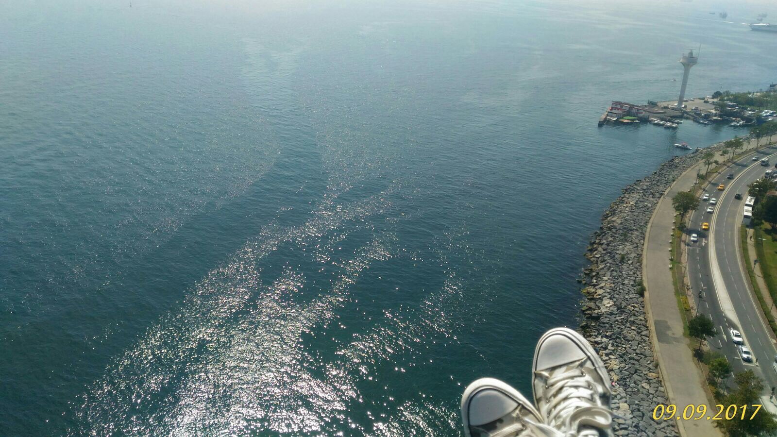 Paramotor ile İstanbul'u havadan gezdiler