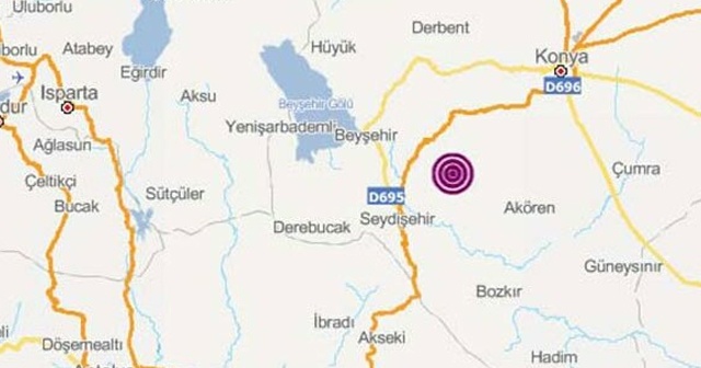 Konya'da art arda iki deprem