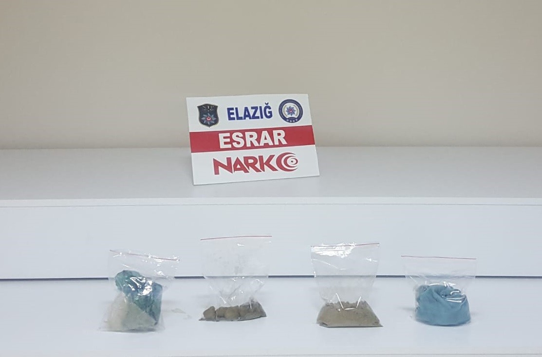 Elazığ'da uyuşturucu operasyonu: 4 gözaltı