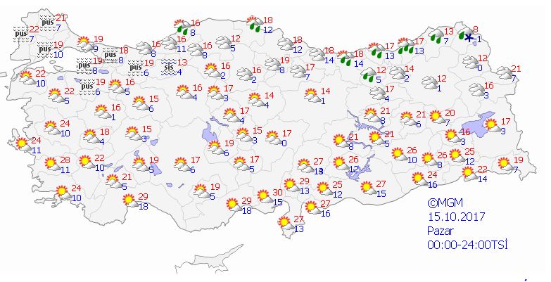 Meteoroloji uyardı! Kuvvetli yağış geliyor (14 Ekim Hava Durumu)