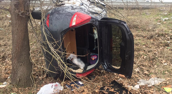 Denizli’de trafik kazası: 3 yaralı