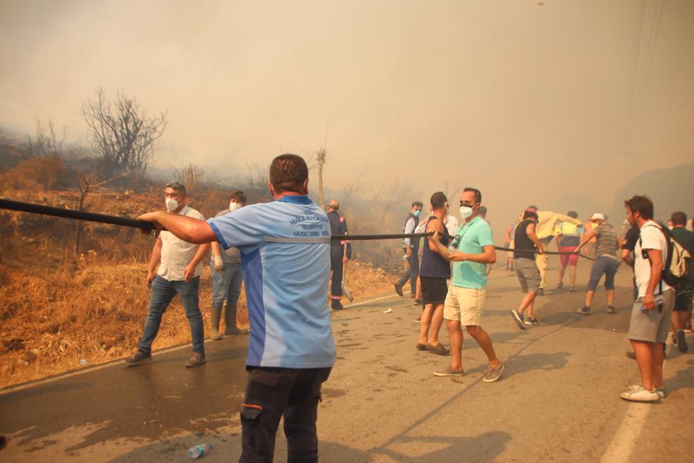 Bodrum'daki yangın kontrol altına alındı