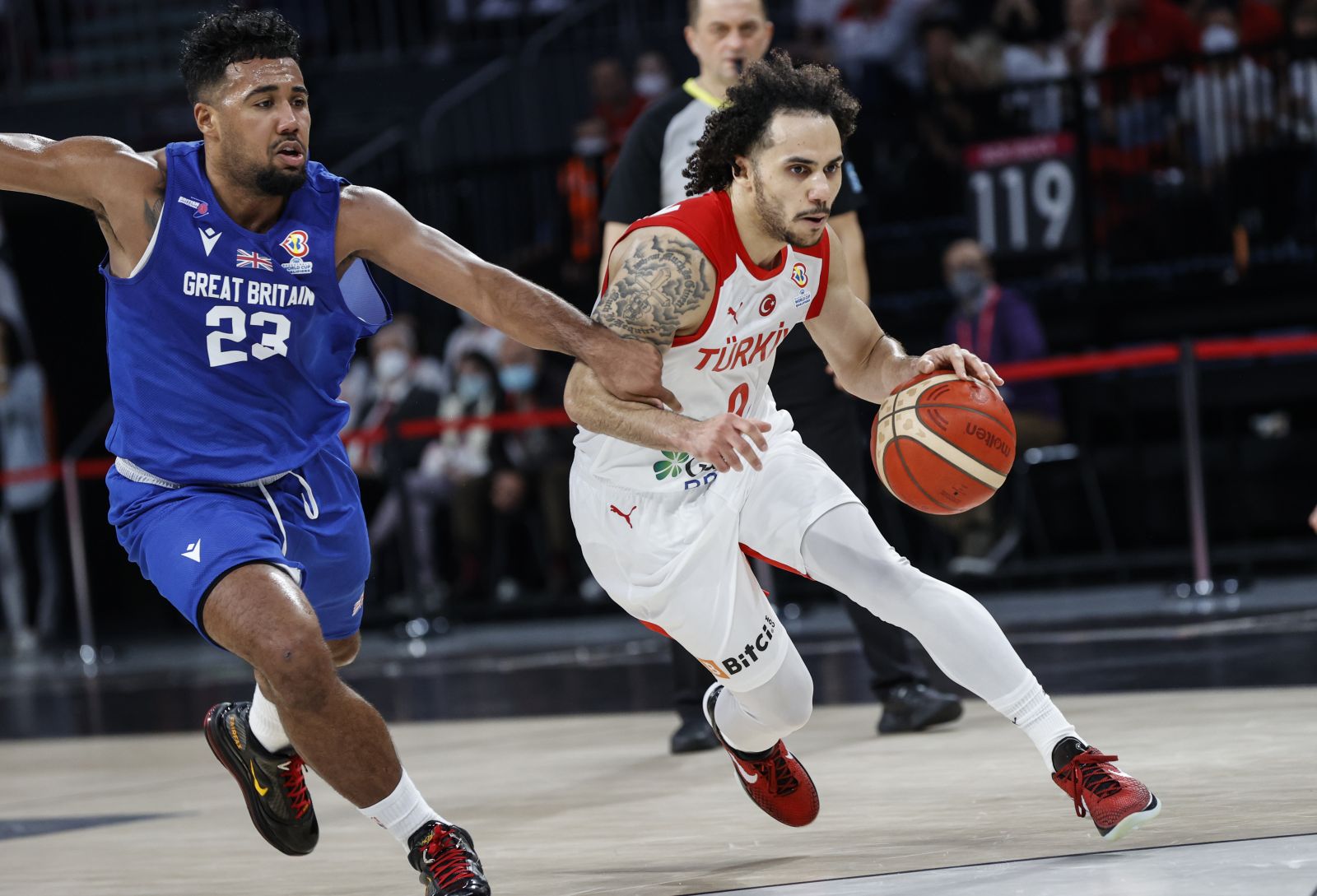 A Milli Erkek Basketbol Takımı, Büyük Britanya'yı farklı yendi