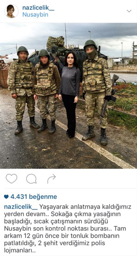 Nazlı Çelik Nusaybin'de